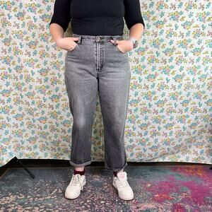 Vintage 90s numero uno faded black denim jeans size 36 x 28”